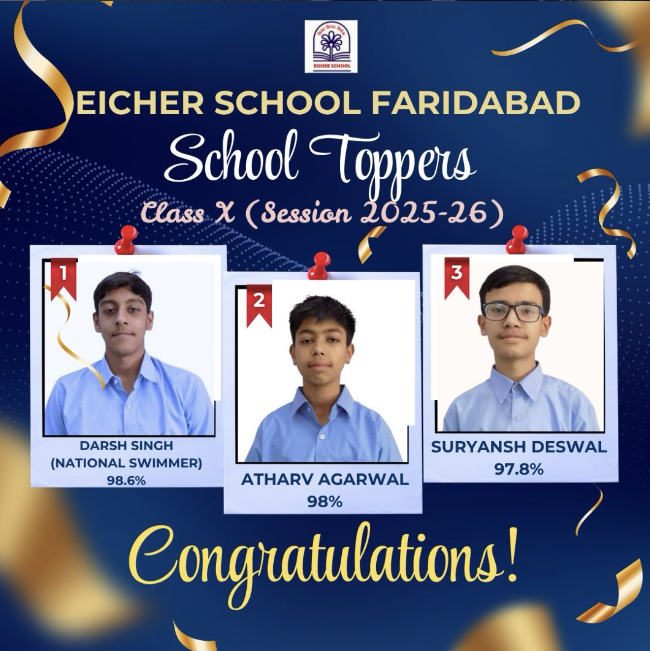 Class X Achievers of ESF